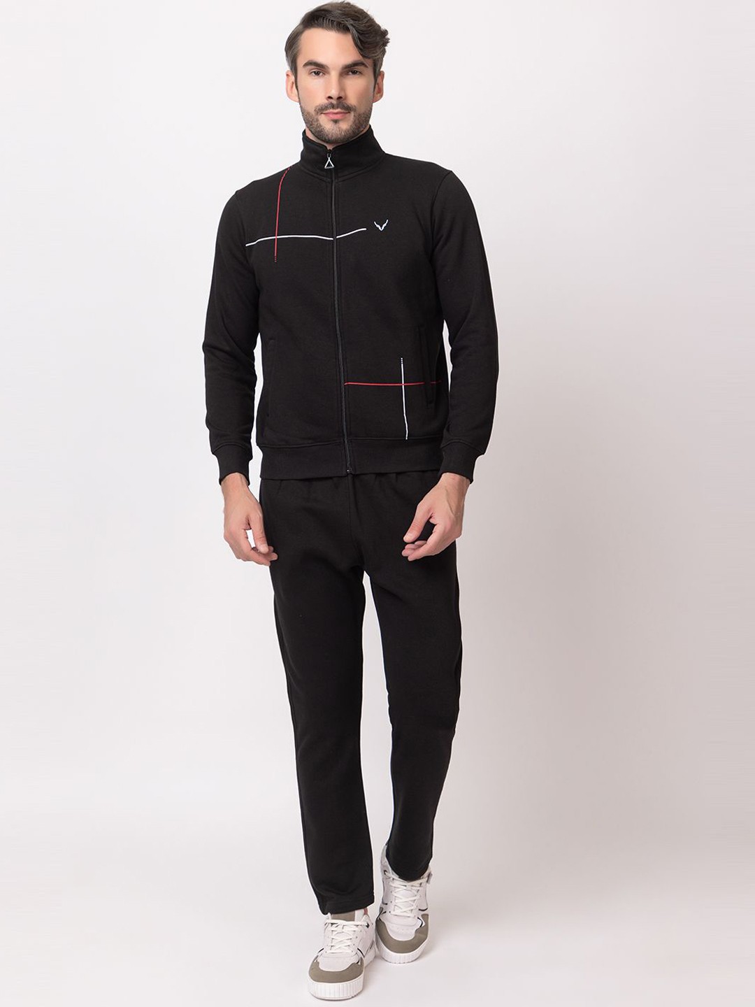 

ARIIX Zipper Cotton Tracksuit, Black