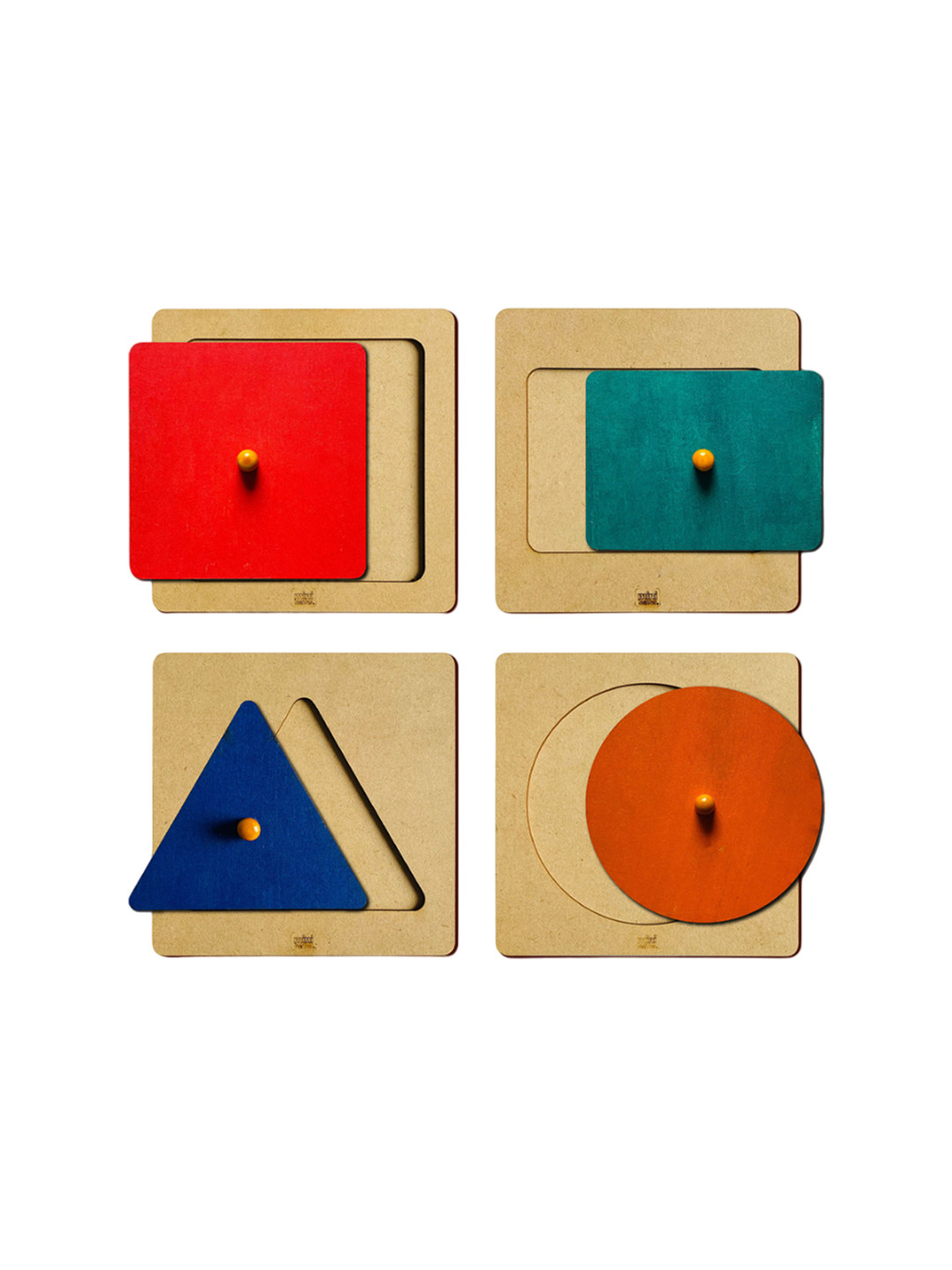 

Mini Leaves Wooden Activity Toys & Games, Green