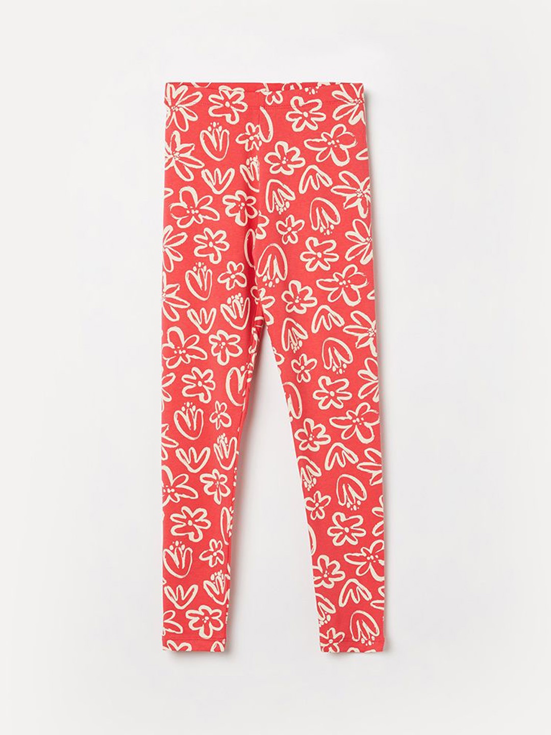 

Fame Forever by Lifestyle Mid-Rise Ankle-Length Leggings, Coral