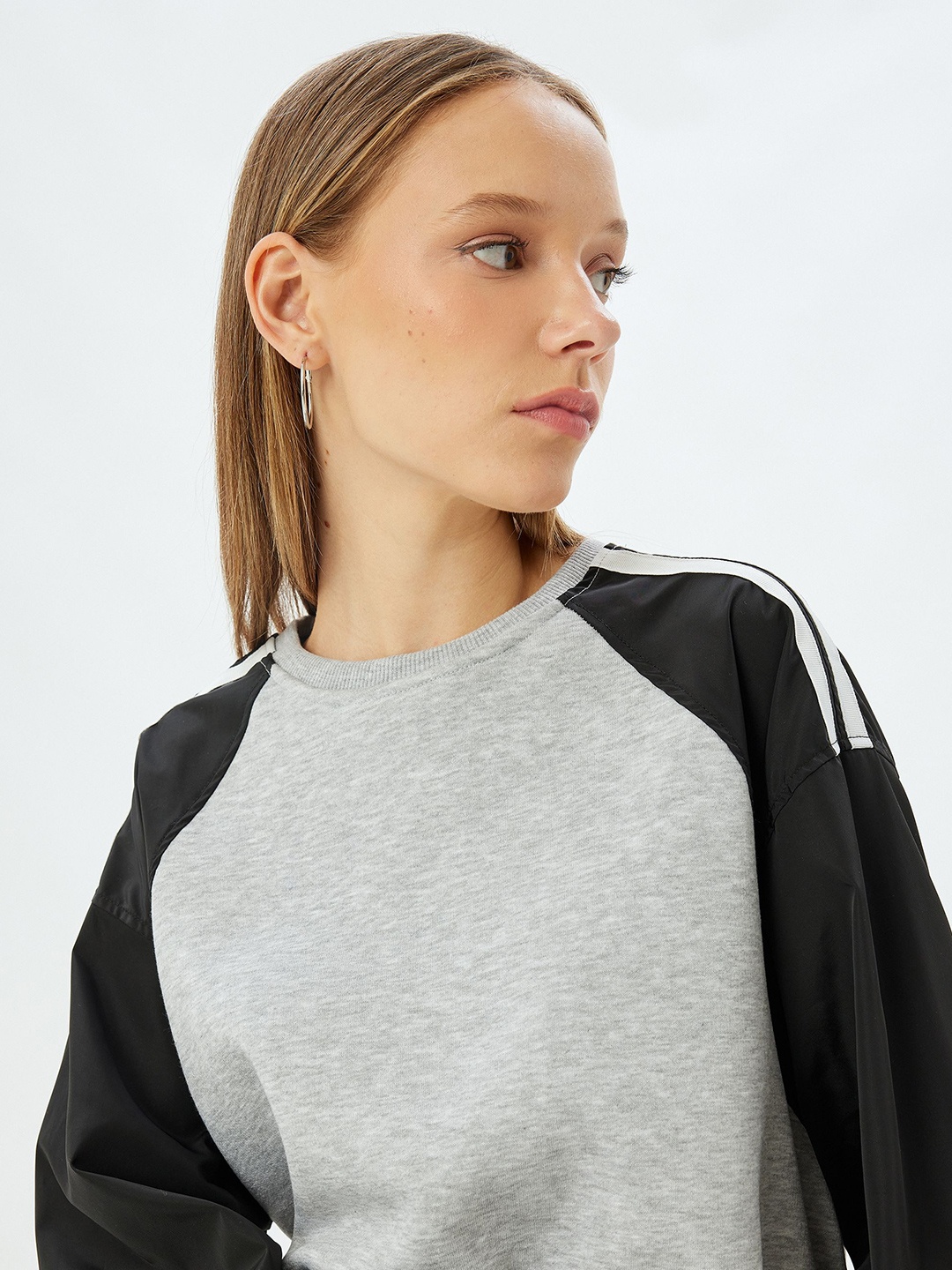 

Koton Women Sweatshirt, Grey