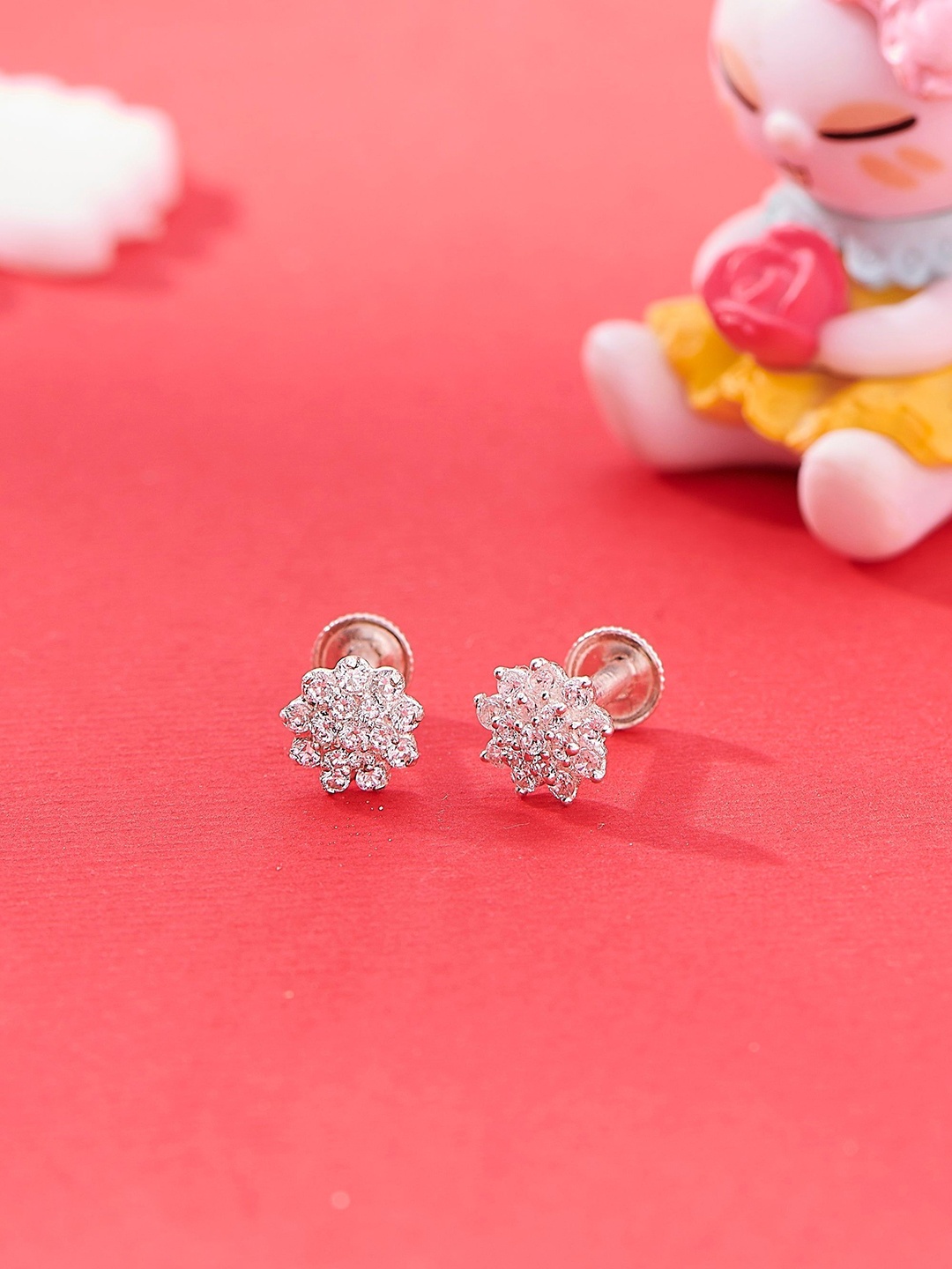 

Nipura 925 Sterling Silver Contemporary Studs Earrings