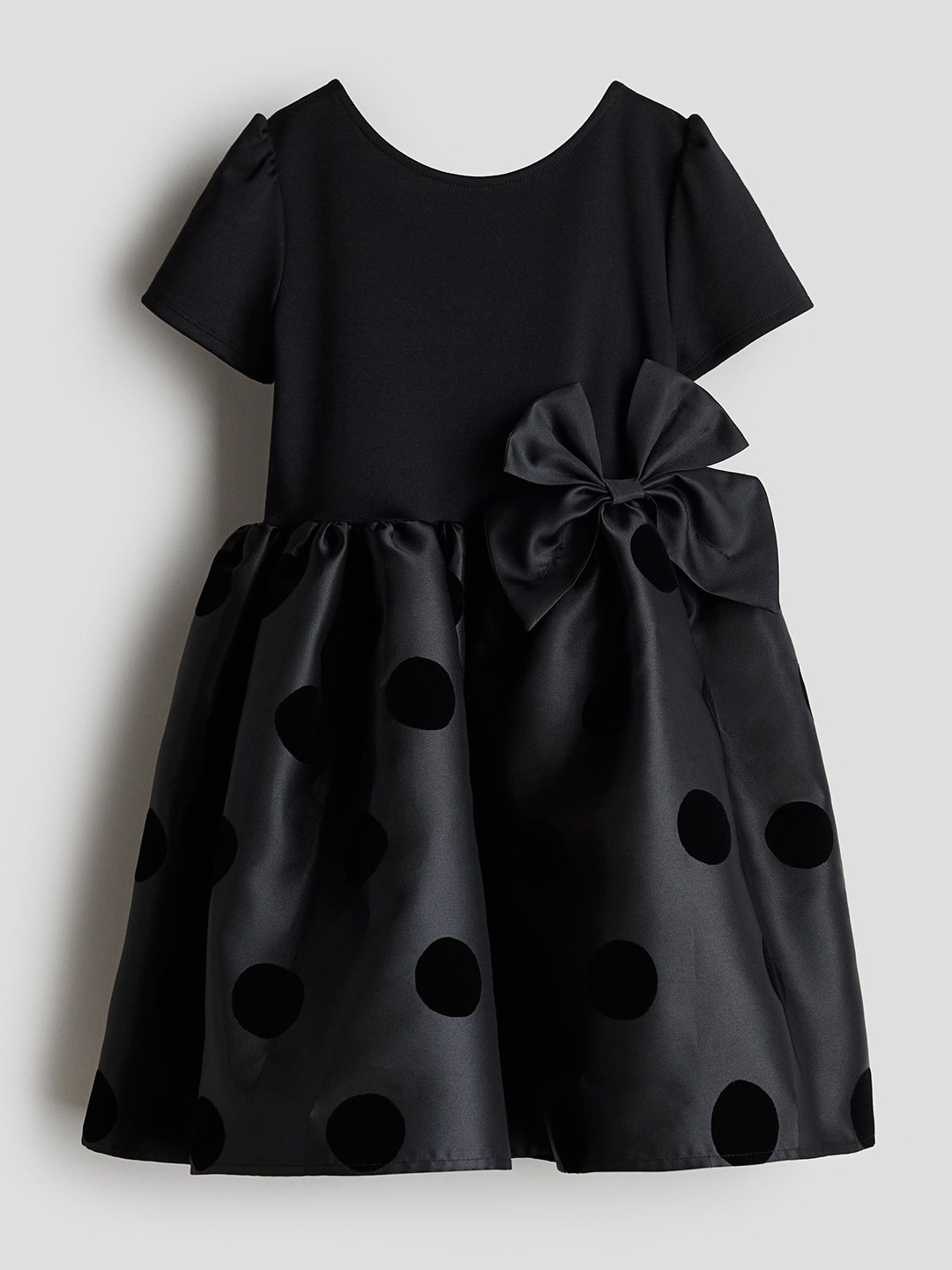 

H&M Girls Flared Skirt Dress, Black