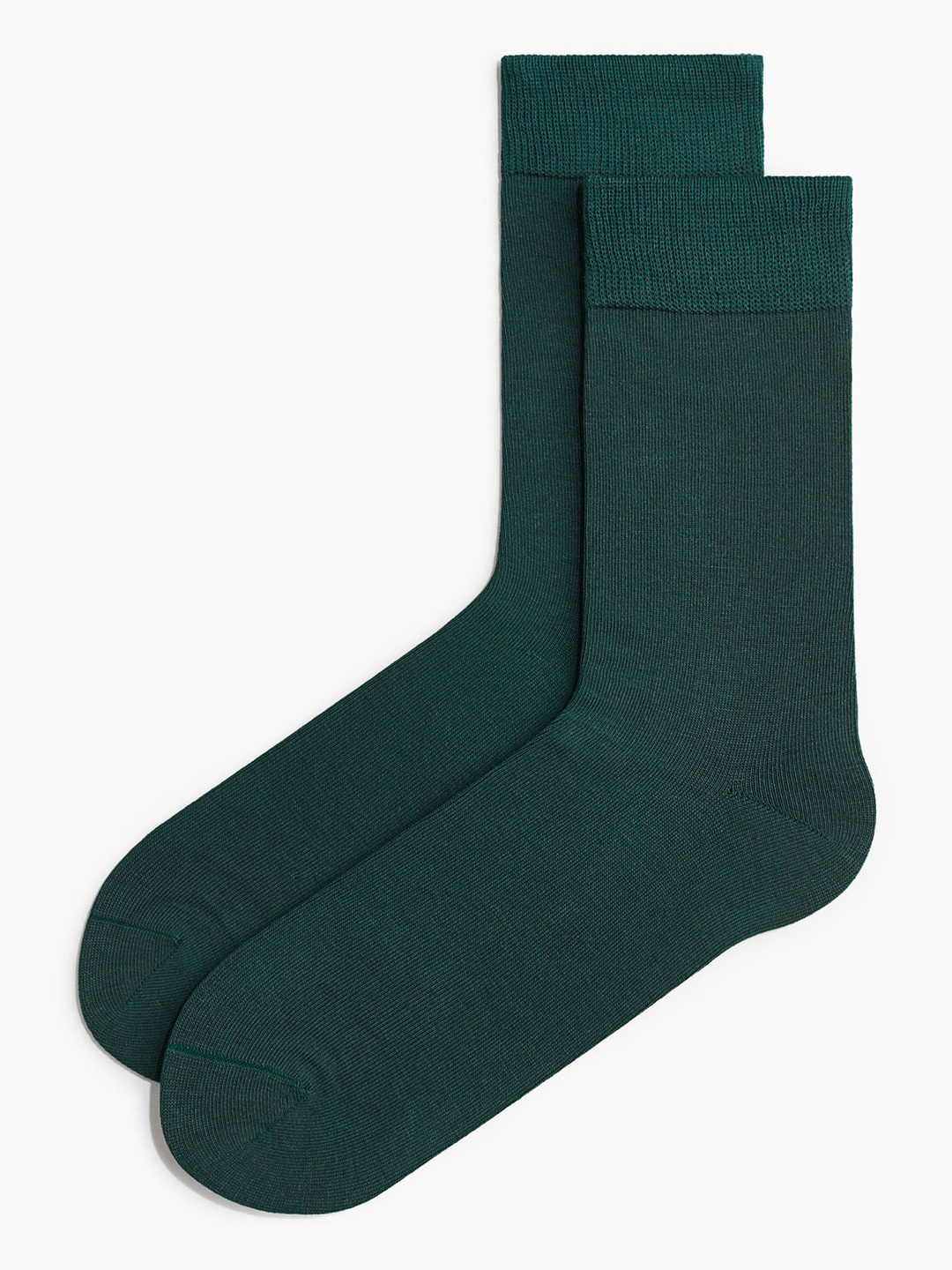 

H&M Men Calf-Length Socks, Green