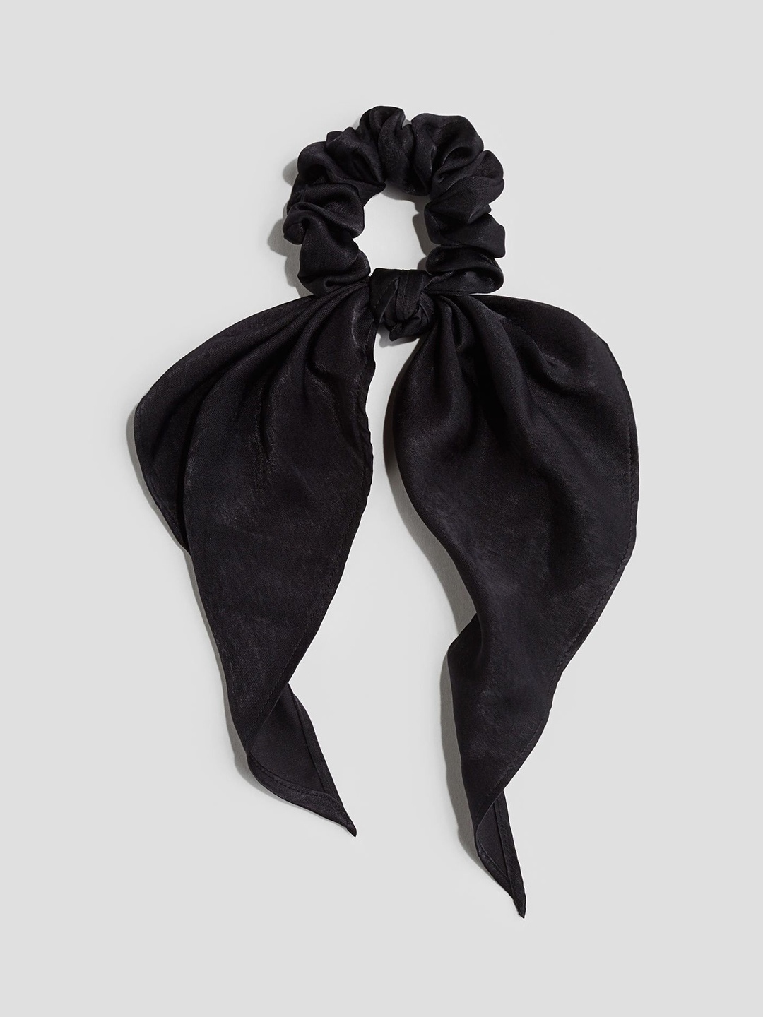 

H&M Scarf-Detail Scrunchie, Black