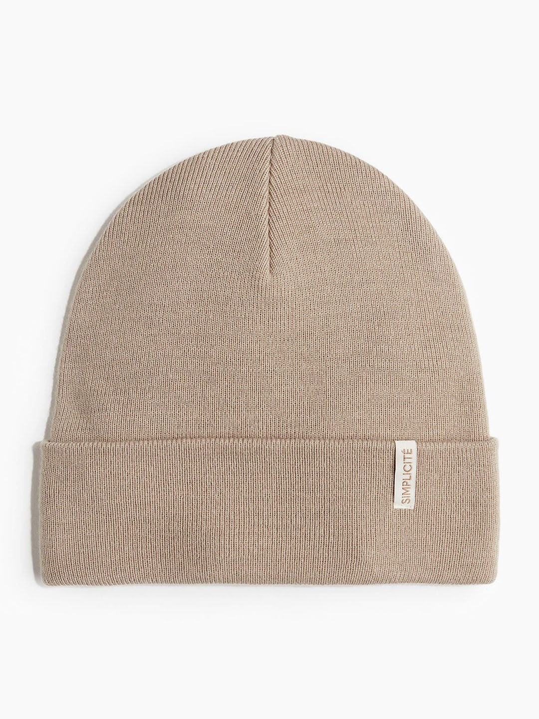 

H&M Fine-Knit Beanie, Beige