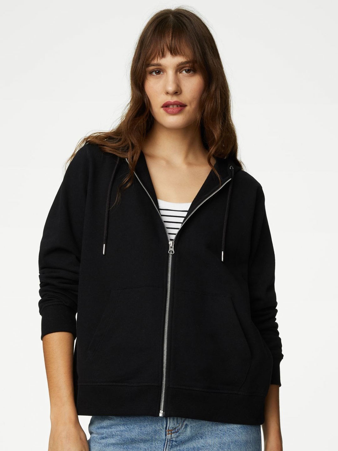 

Marks & Spencer Women Sweatshirt, Black