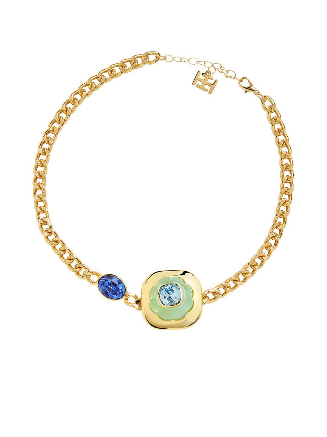 

Isharya Brass Gold-Plated Choker Necklace