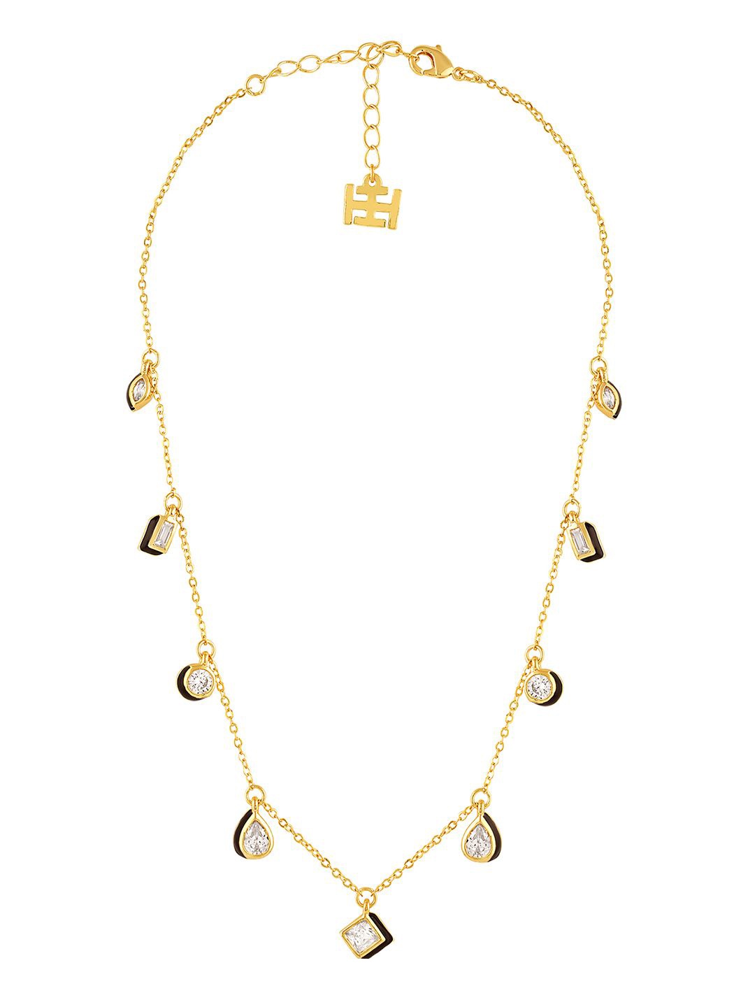

Isharya Brass Gold-Plated Choker Necklace