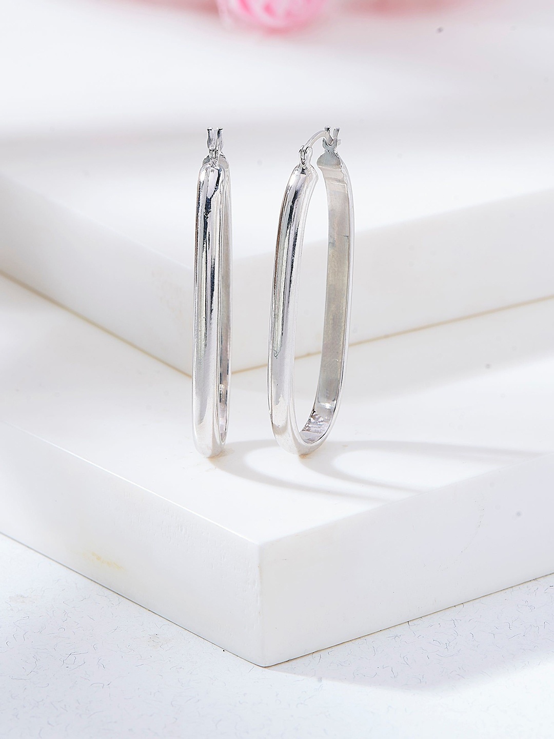 

Nipura 925 Sterling Silver Contemporary Hoop Earrings