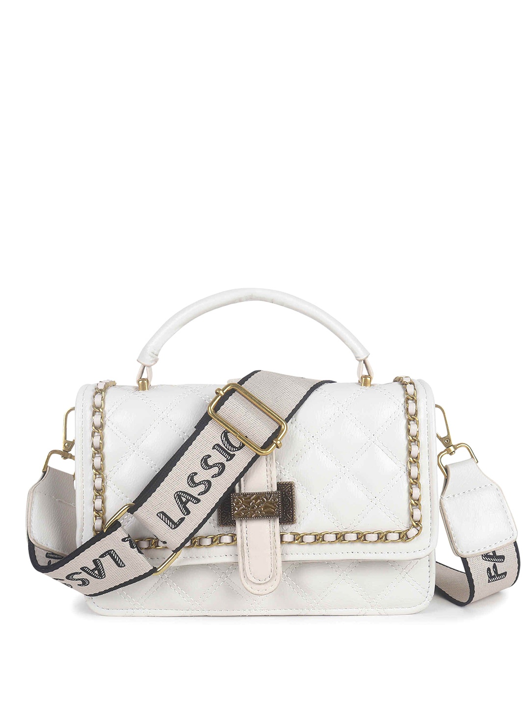 

Filauri Structured Handheld Bag, White