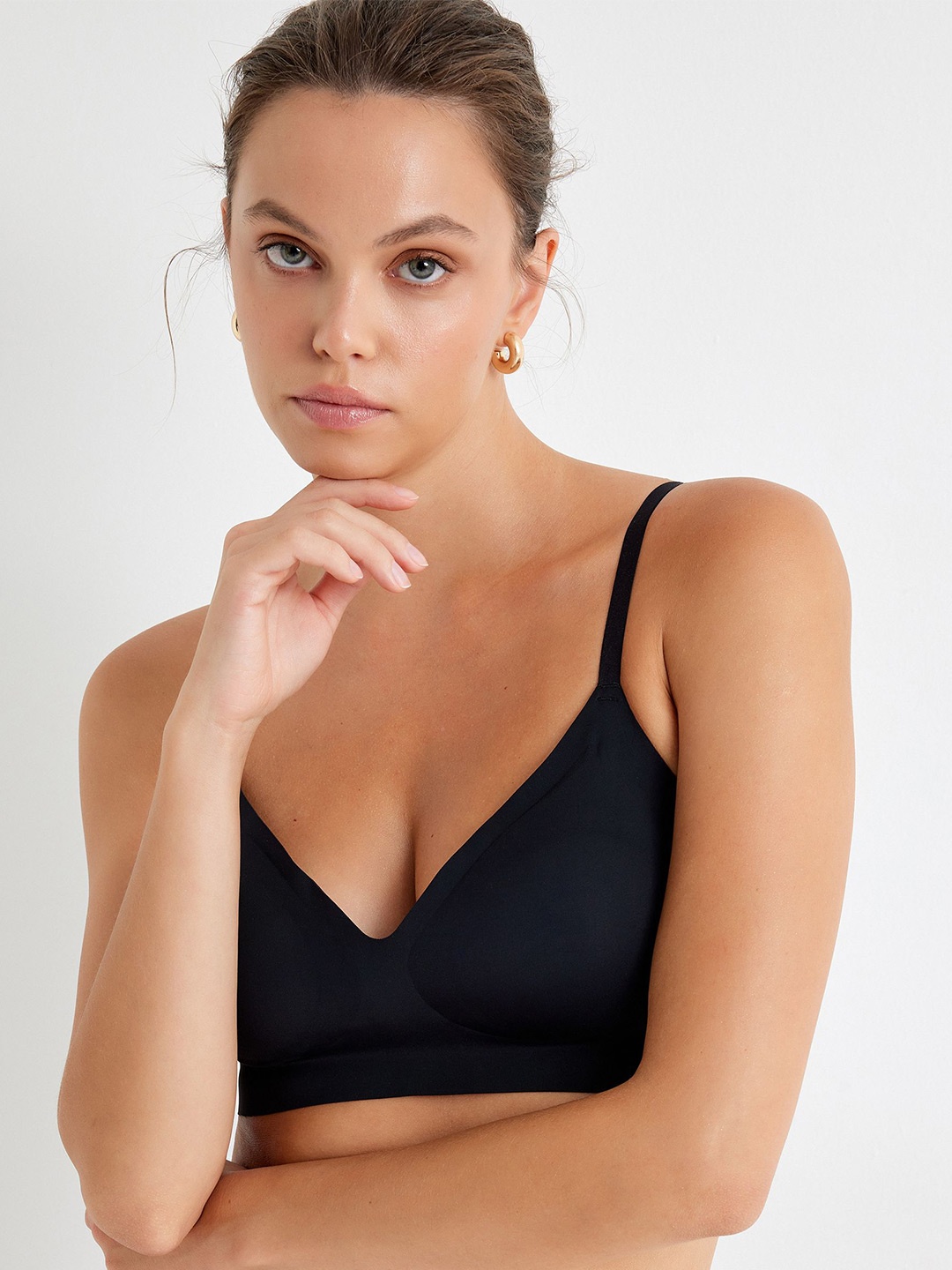 

Koton Bra Medium Coverage Lightly Padded, Black