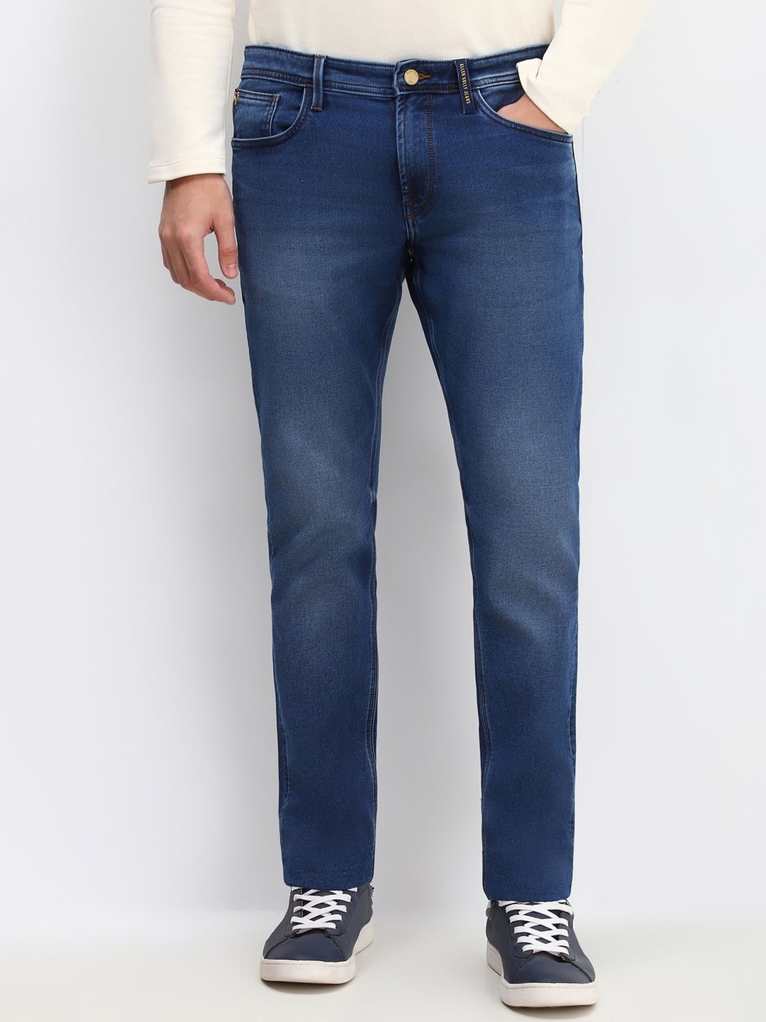 

Allen Solly Men Mid-Rise Slim Fit Light Fade Jeans, Blue