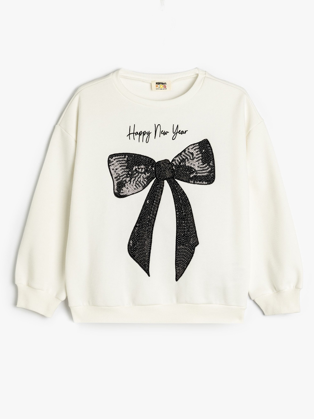

Koton Girls Printed Sweatshirt, Beige