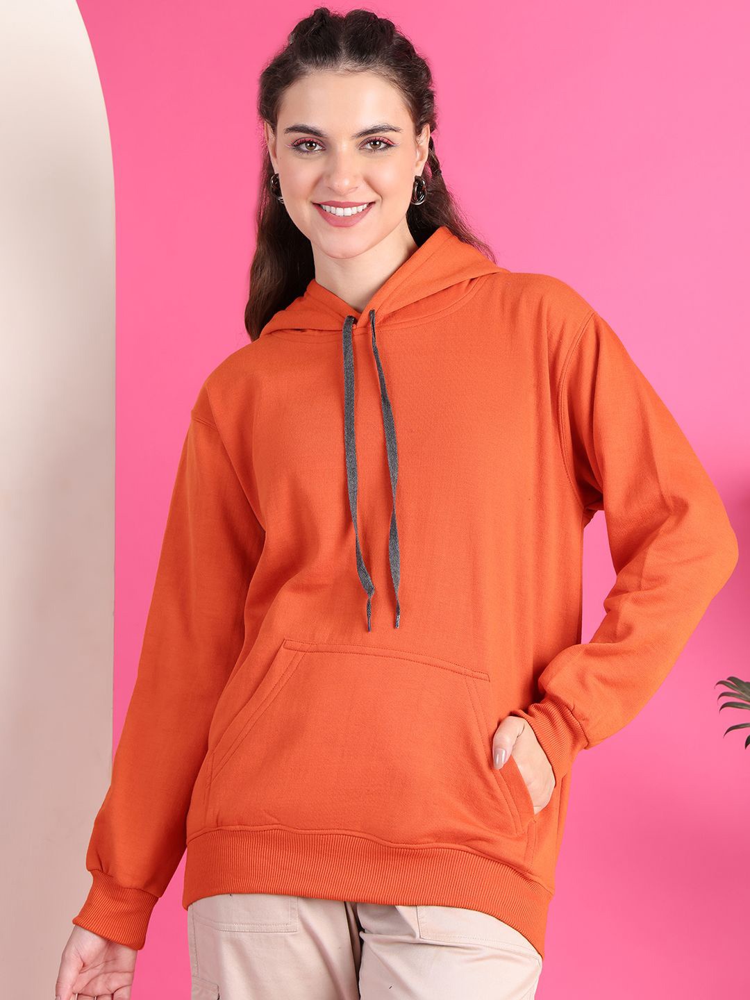 

MACK JONNEY Women Sweatshirt, Orange