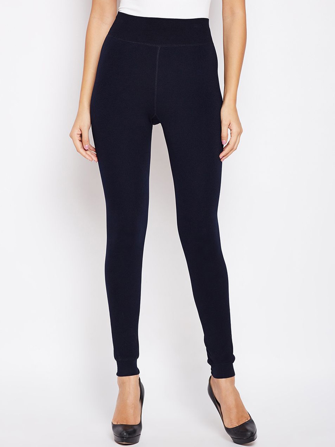 

JMT Wear Women High Rise Thermal Bottom, Navy blue