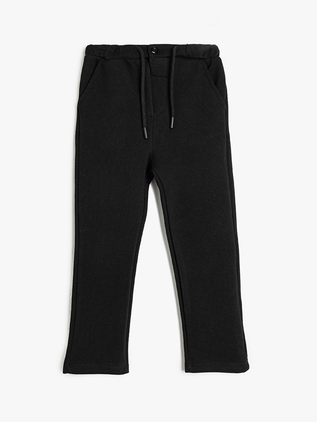 

Koton Boys Mid Rise Track Pant, Black