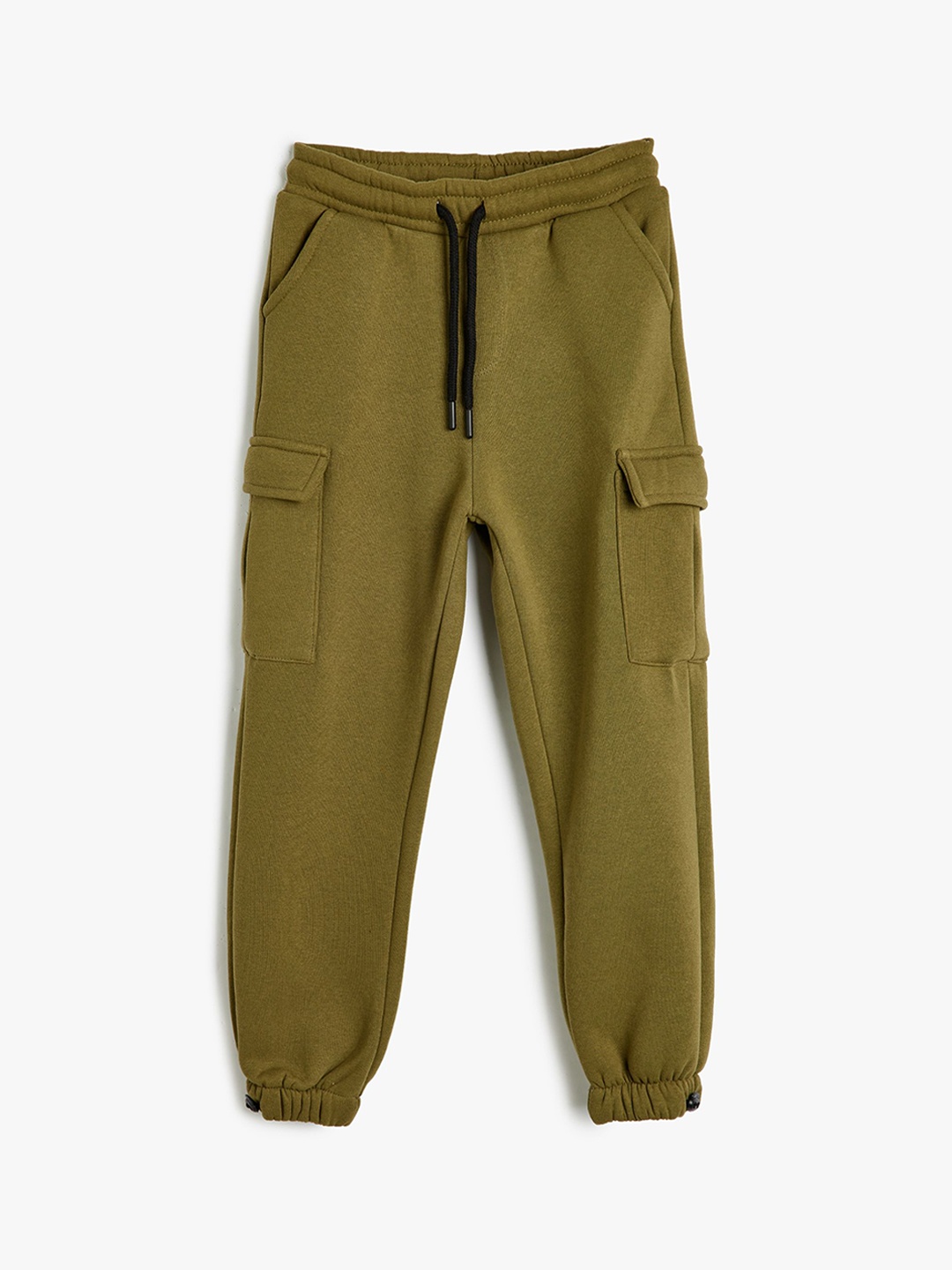 

Koton Boys Mid-Rise Joggers Track Pants, Khaki