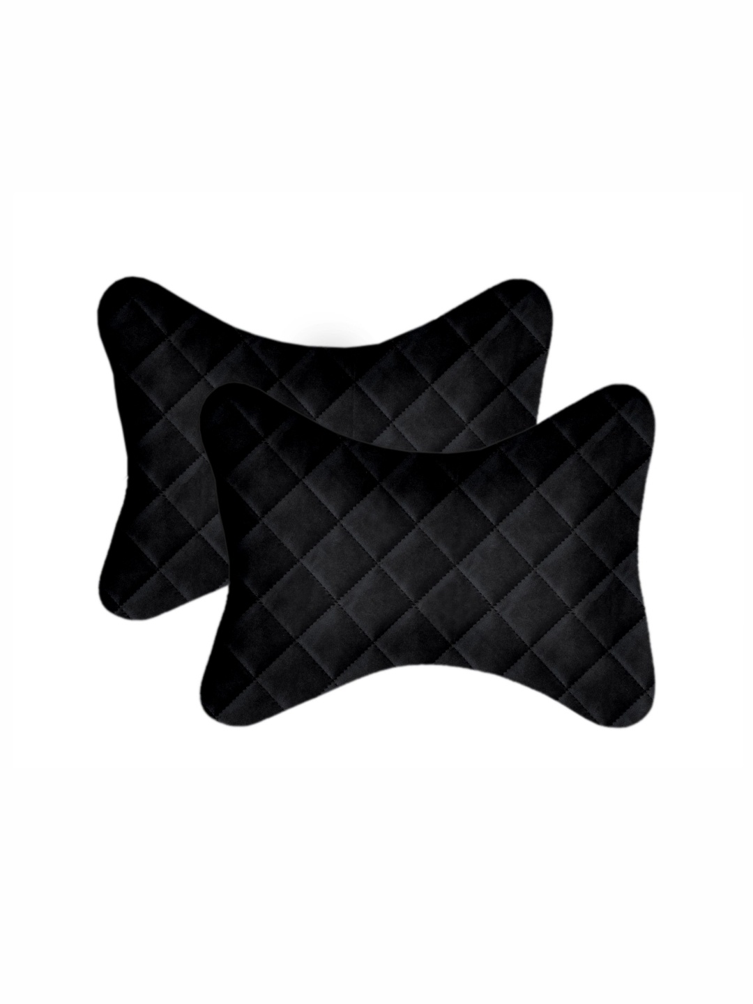 

Lushomes Black 2 Pieces Ultra Soft Travel Pillows