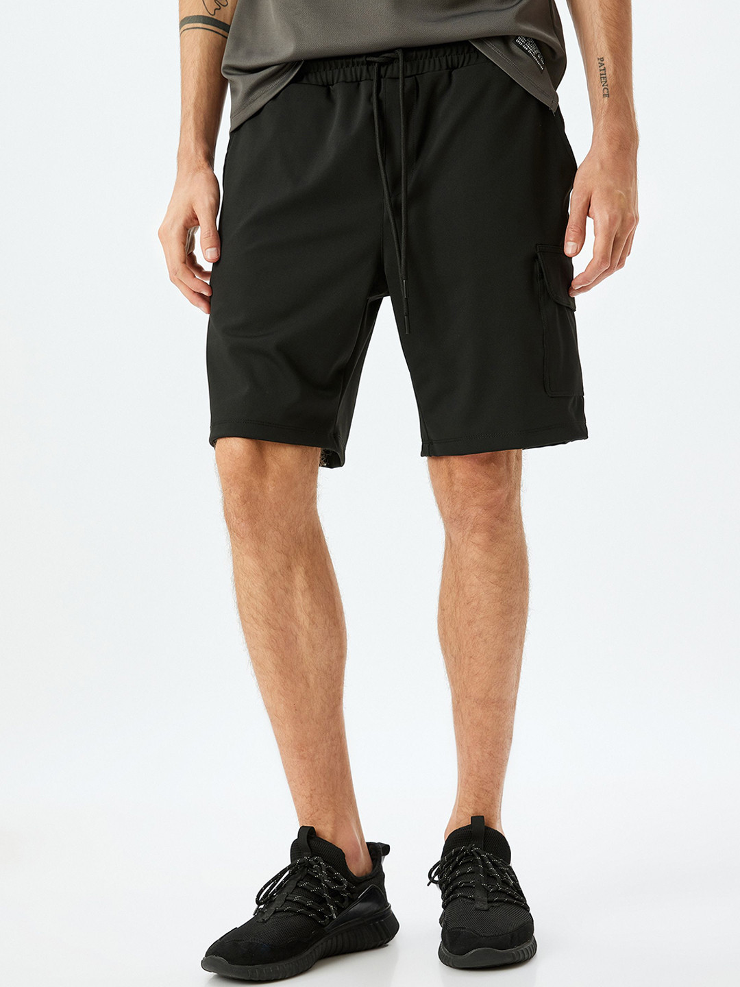 

Koton Men Regular Fit Sports Shorts, Black
