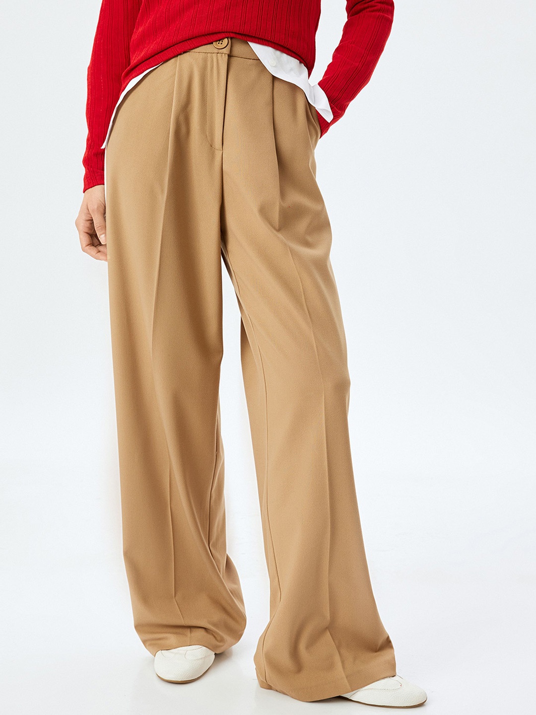 

Koton Women Trousers, Beige