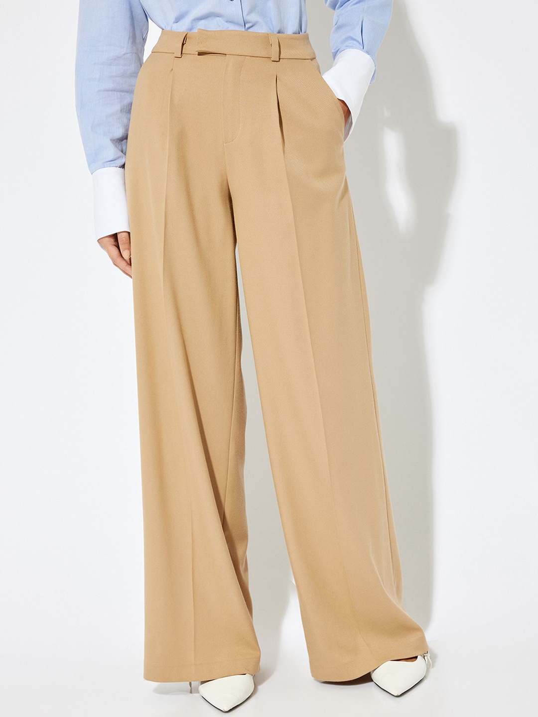 

Koton Women Trousers, Camel brown