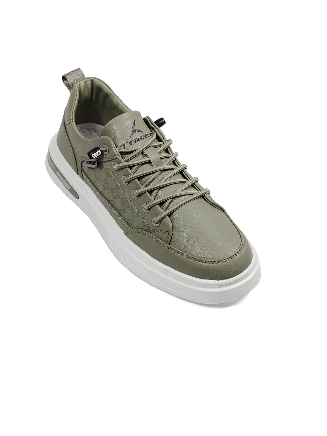 

TRACER Men PU Sneakers, Olive