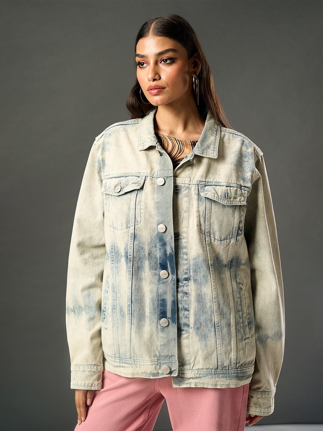 

FREAKINS Women Denim Jacket, Blue