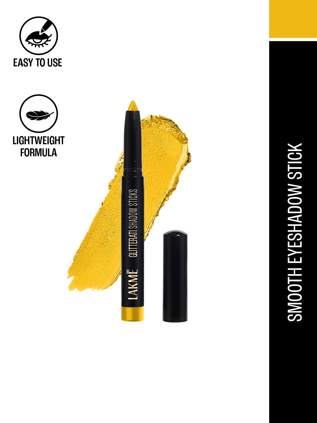 

Lakme Absolute Explore High-Pigmented Shimmer Eyeshadow Stick 1.4g - Shimmering Gold