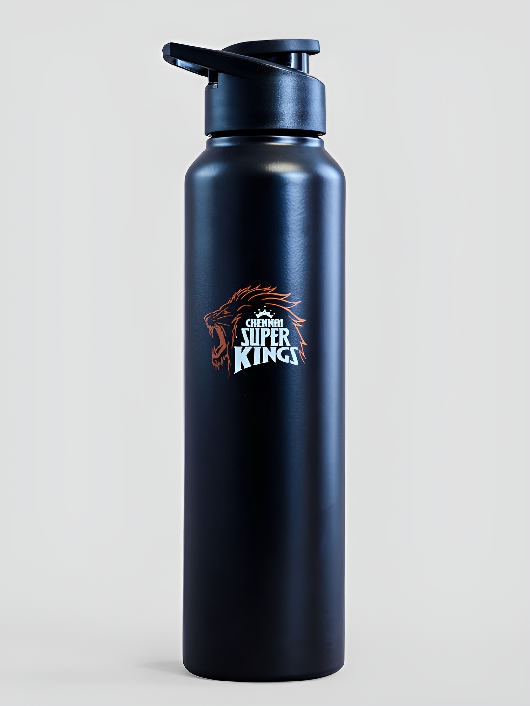 

BOLDFIT CSK Sipper Water Bottle Steel Black - 1 Litre