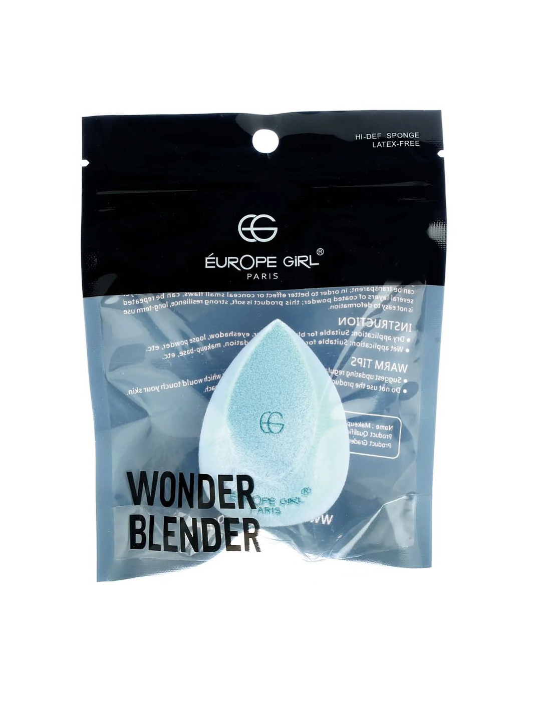 

EUROPE GIRL Micro-Fiber Wonder Building Coverage Blender - Blue