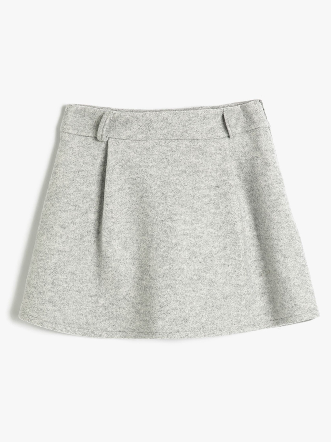 

Koton Girls Straight Flared Mini Skirt, Grey