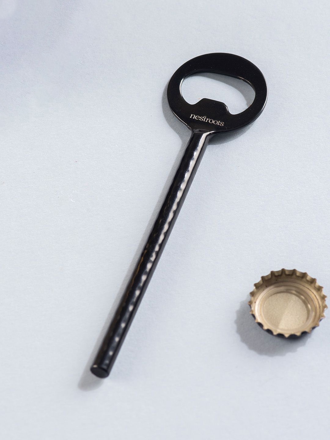 

Nestroots Black Bottle Opener