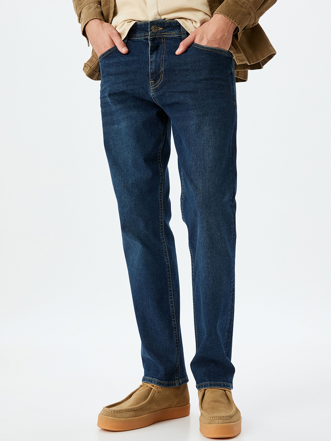 

Koton Men Mid-Rise Slim Fit Jeans, Blue