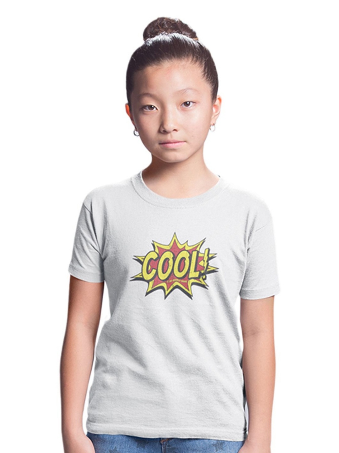 

Tantra Kids Typography Printed Pockets T-shirt, White