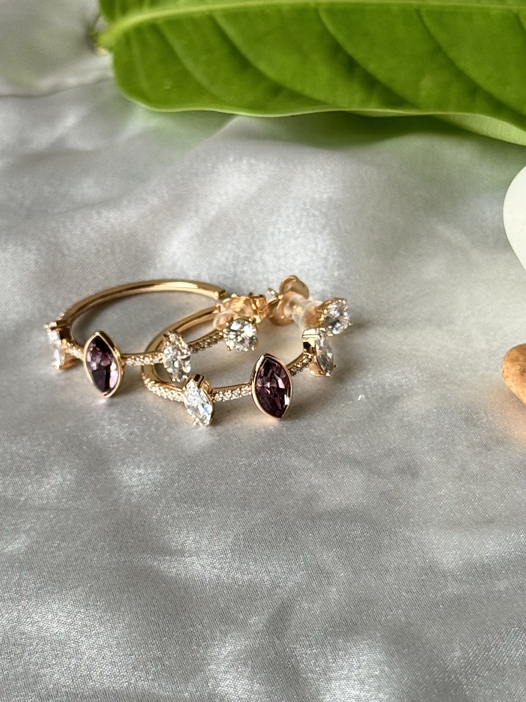 

The Jewellery Tale Contemporary Studs Earrings, Rose gold