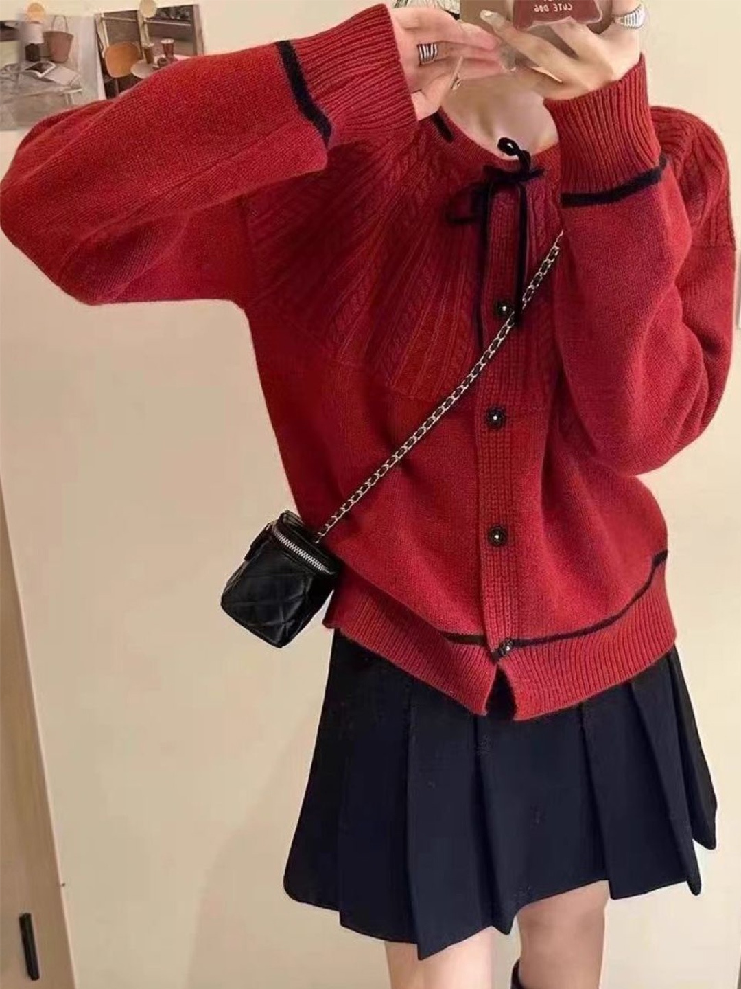 

StyleCast Women Front-Open Cardigan, Red