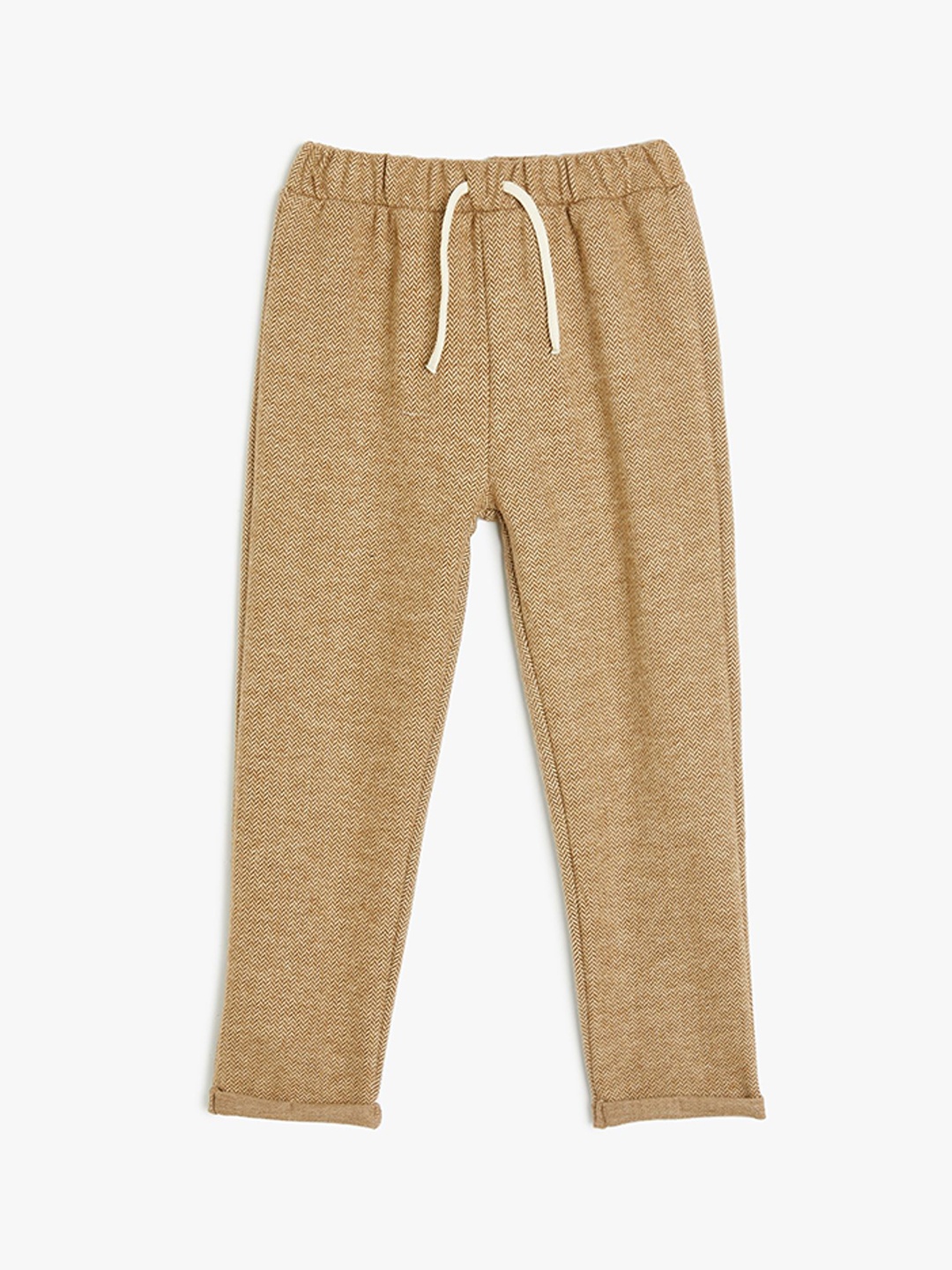 

Koton Boys Geometric Printed Track Pants, Beige
