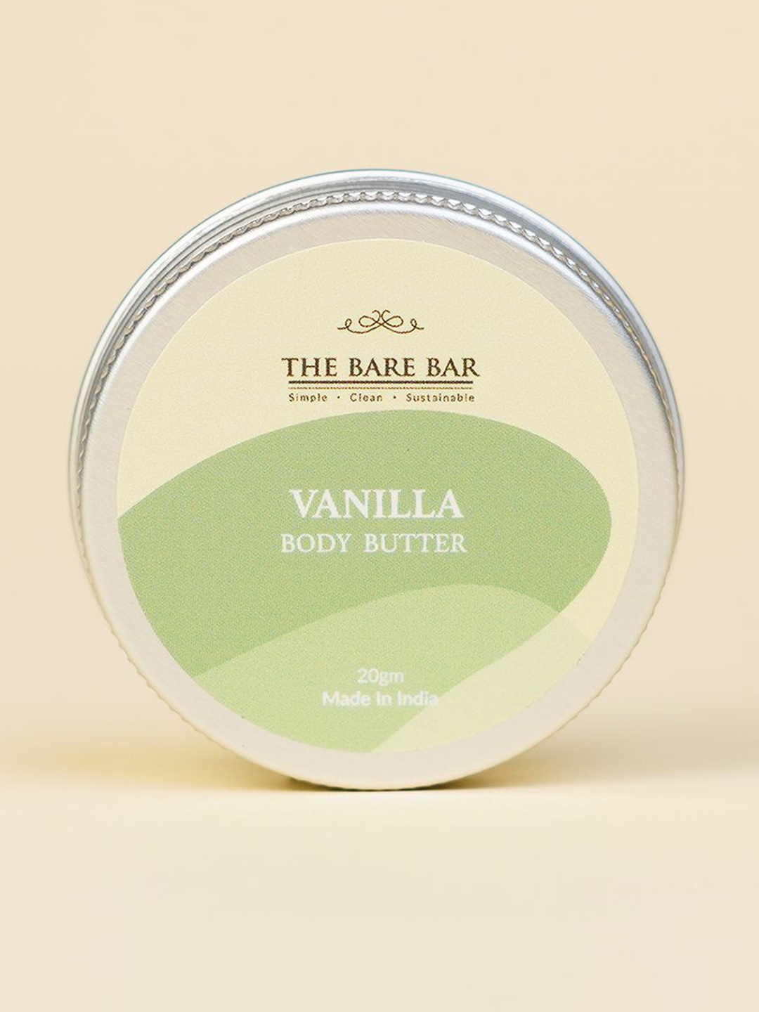 

The Bare Bar Vanilla Body Butter With Shea Butter - 20 g, Cream