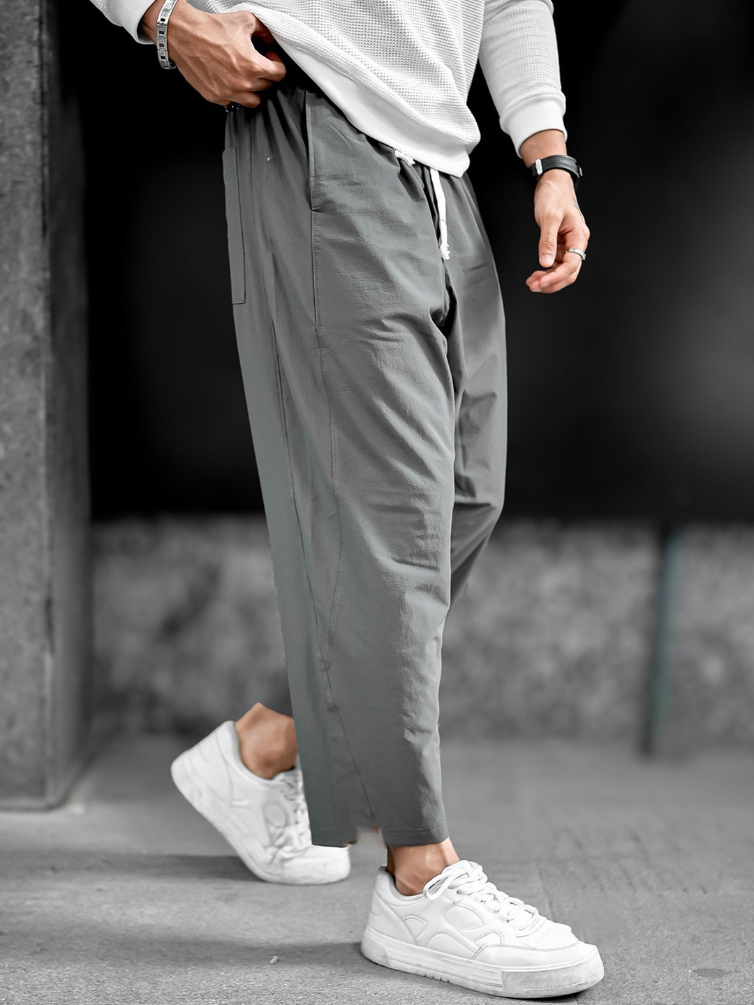 

Maniac Men Relaxed Fit Track Pants, Grey