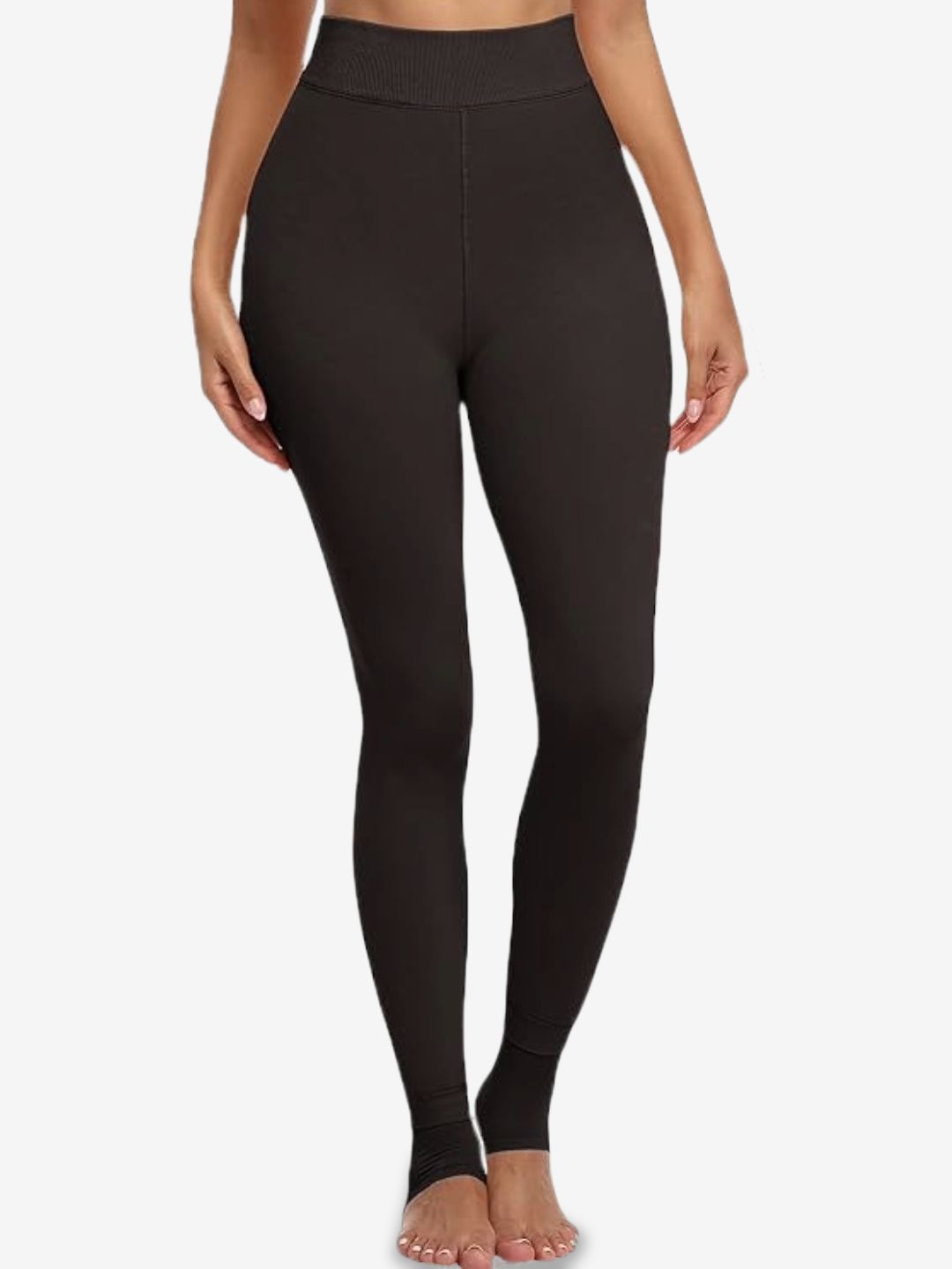 

JMT Wear Women High Rise Thermal Bottom, Brown