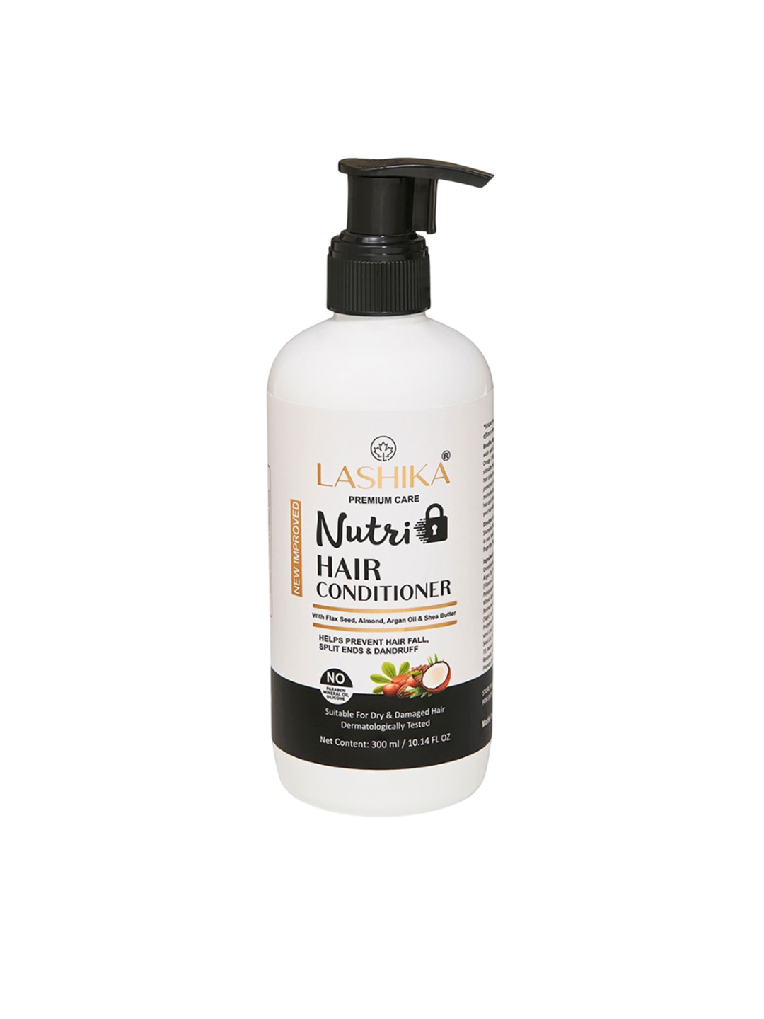 

LASHIKA Nutri Lock Hair Conditioner With Argan Oil & Almond - 300 ml, White