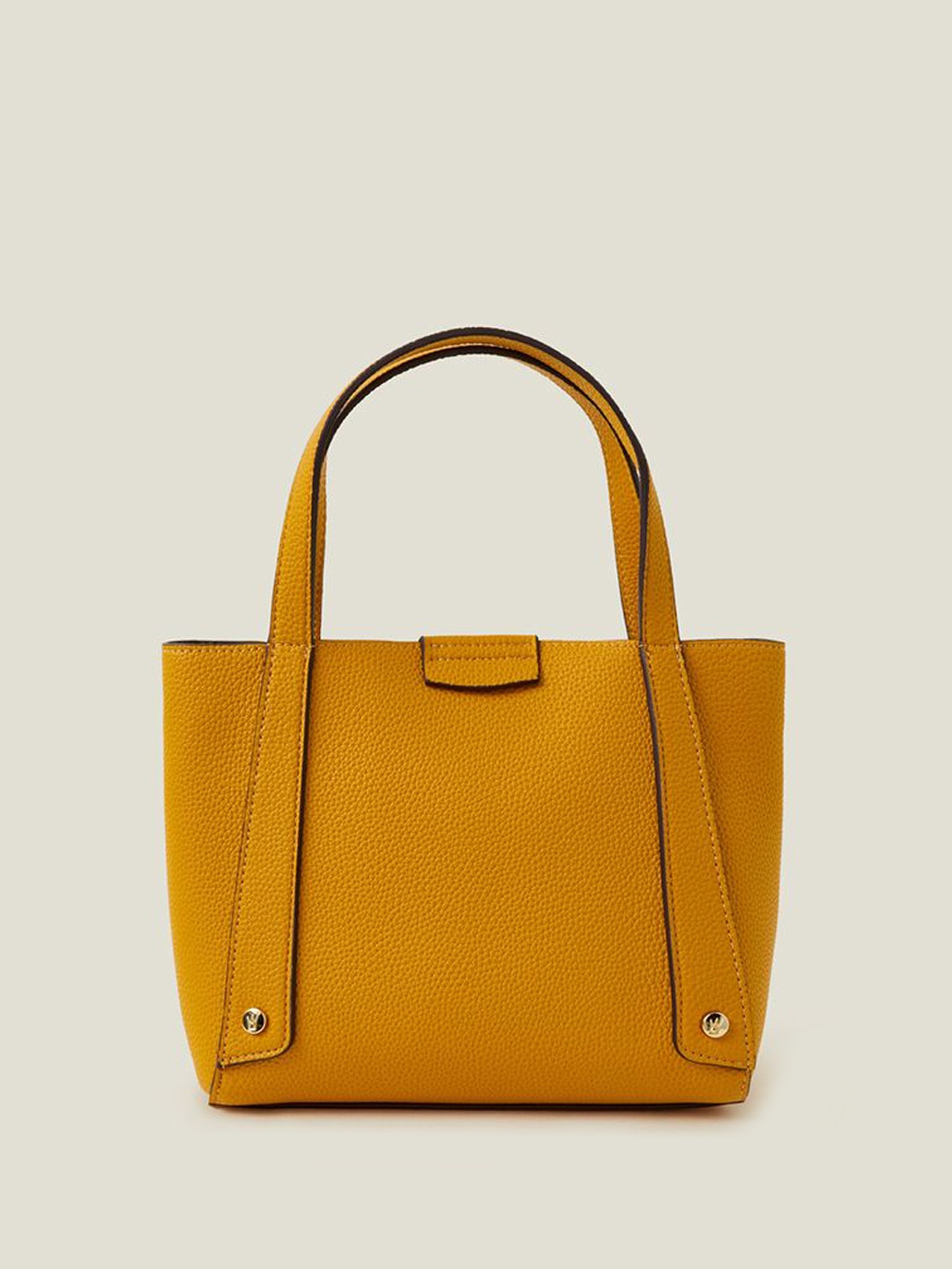 

Accessorize PU Swagger Handheld Bag, Yellow