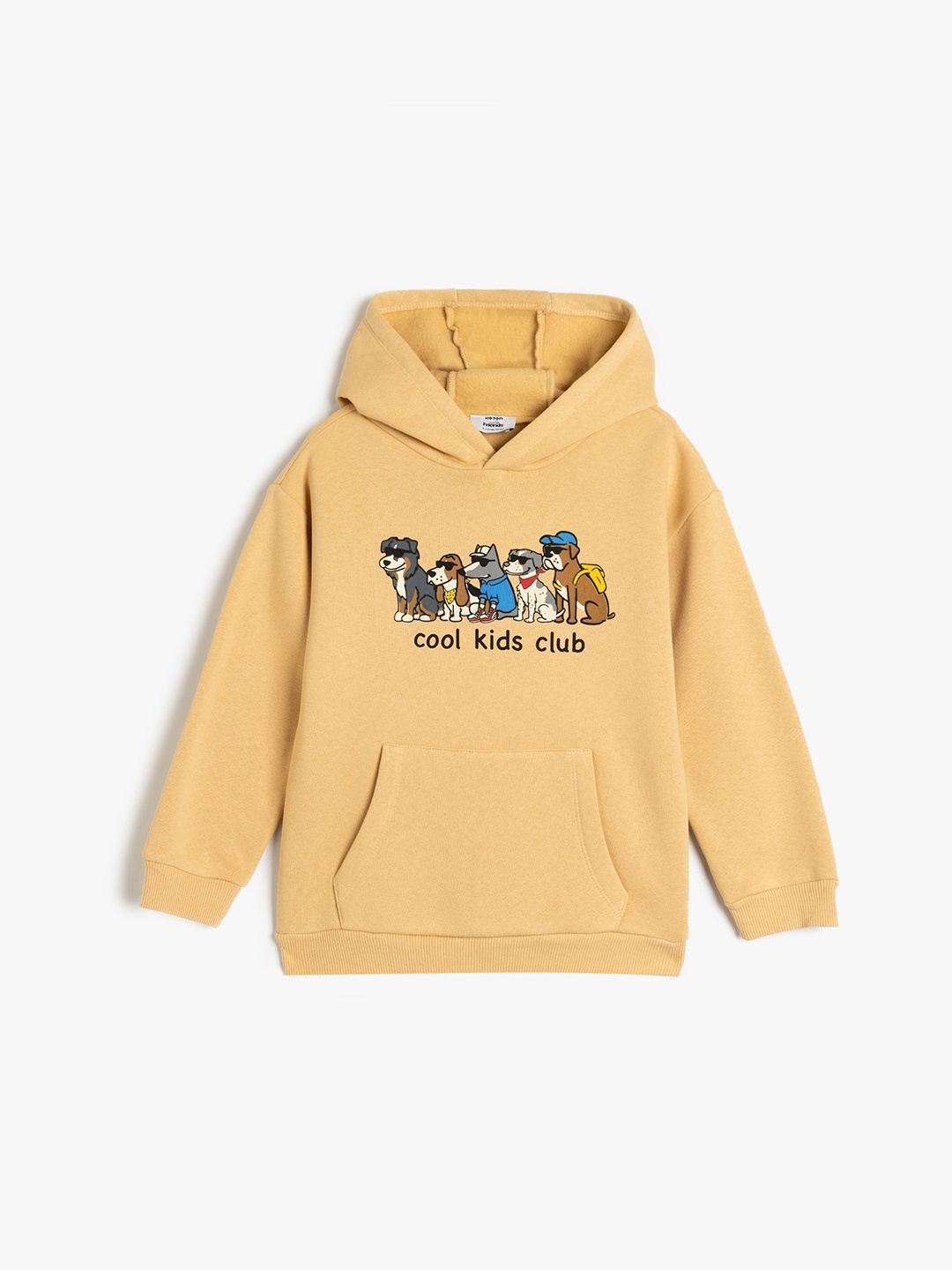 

Koton Boys Cotton Graphic Printed Embroidered Sweatshirt, Beige