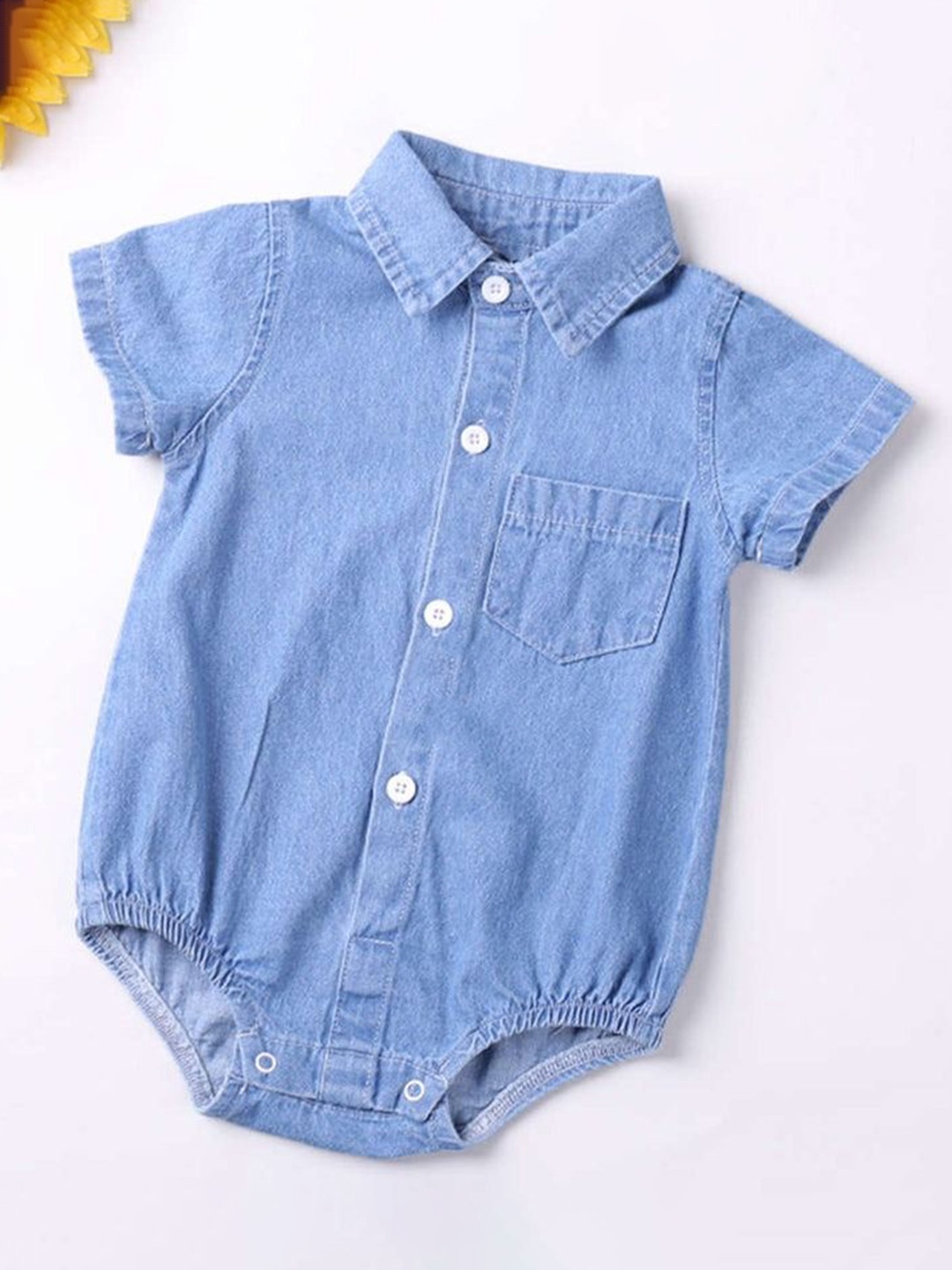 

Ju Ju Jam Boys Cotton Short Sleeves Bodysuits, Blue