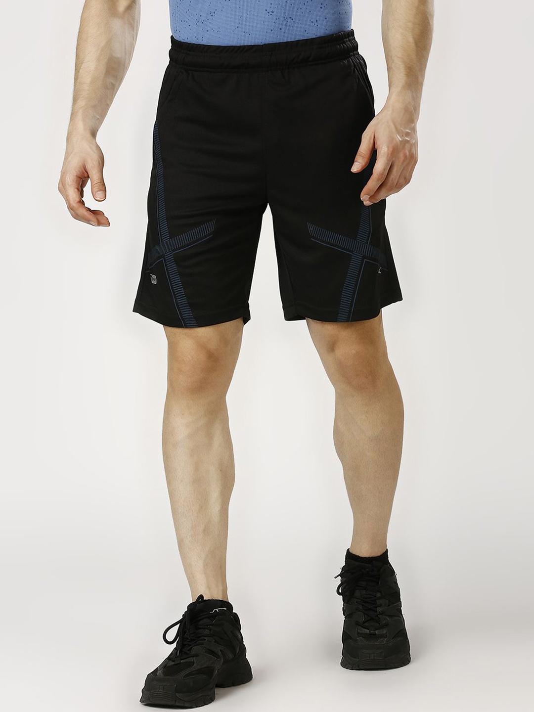 

Black Panther Men Printed Mid-Rise Regular-Fit Sports Shorts
