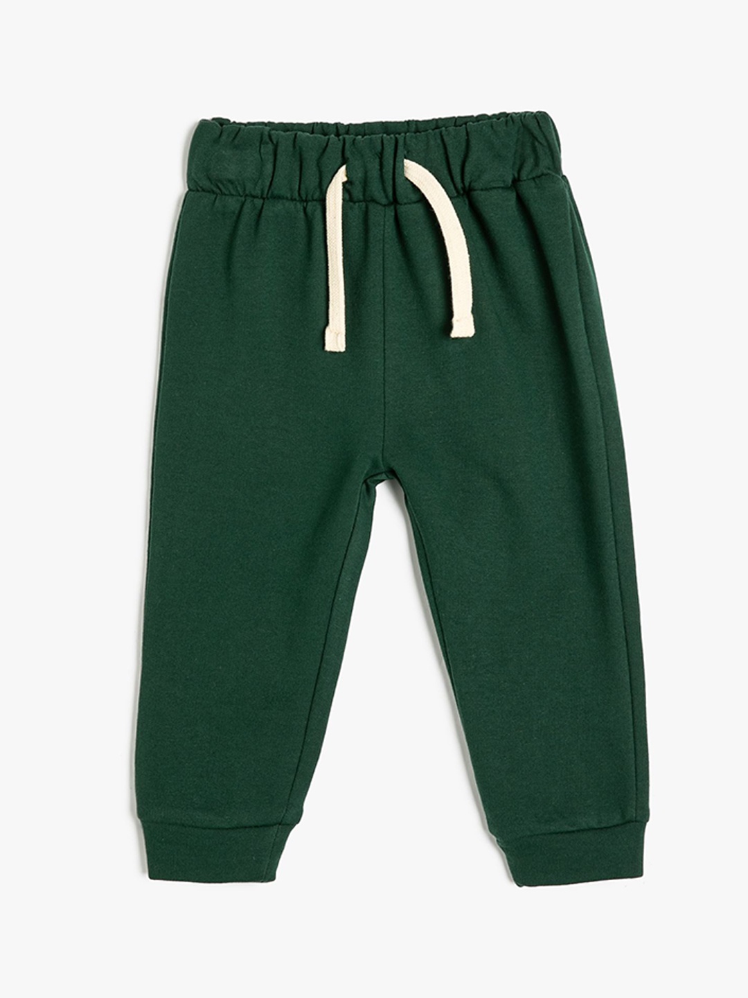 

Koton Infant Boys Pure Cotton Mid-Rise Joggers Track Pants, Green