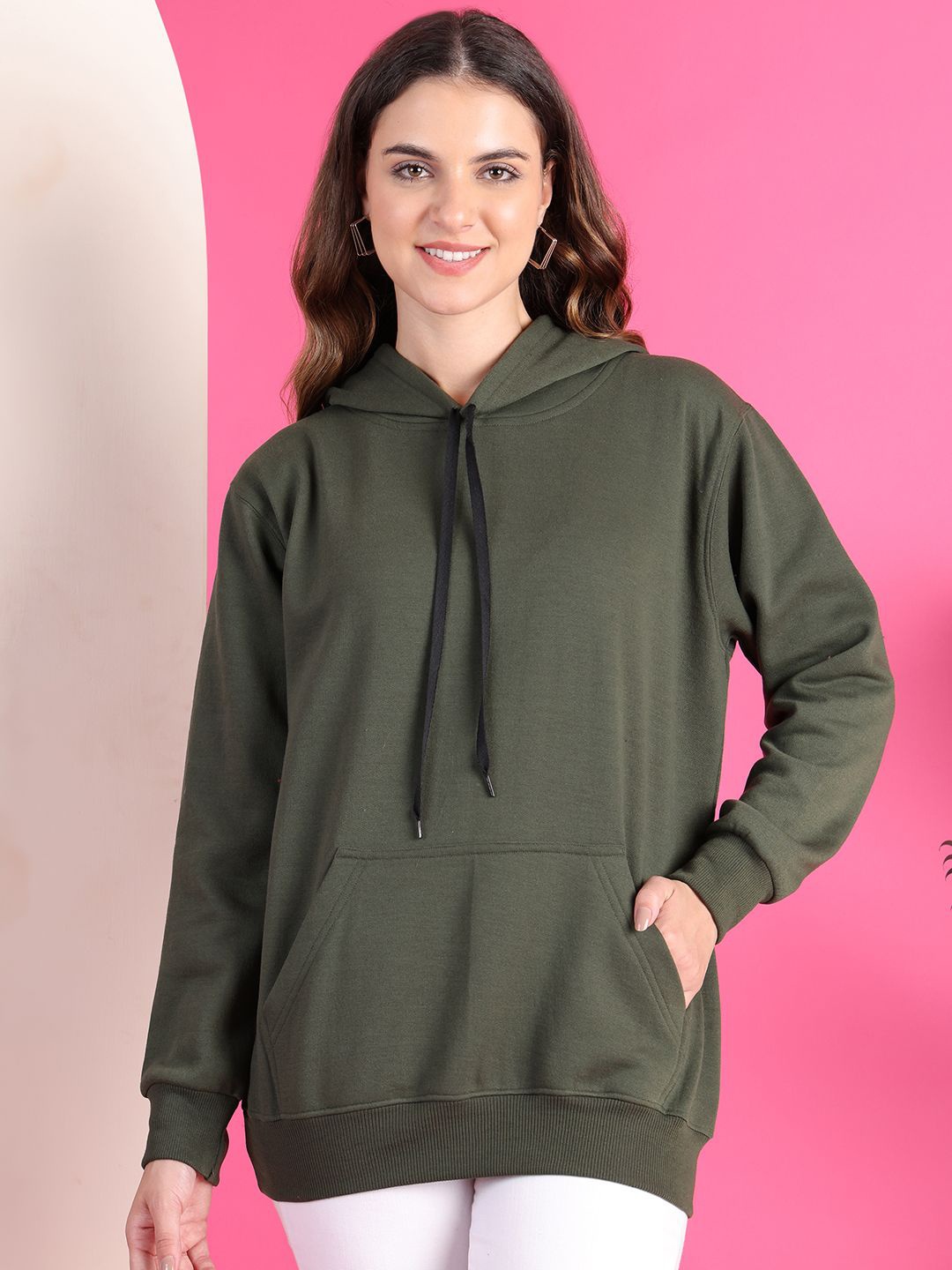 

MACK JONNEY Women Sweatshirt, Green