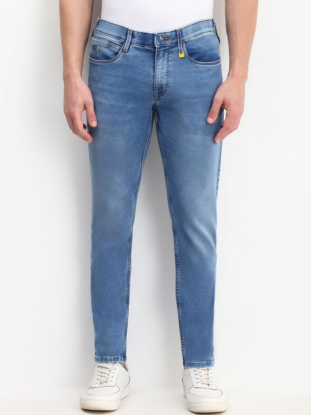 

Allen Solly Men Mid-Rise Slim Fit Light Fade Jeans, Blue
