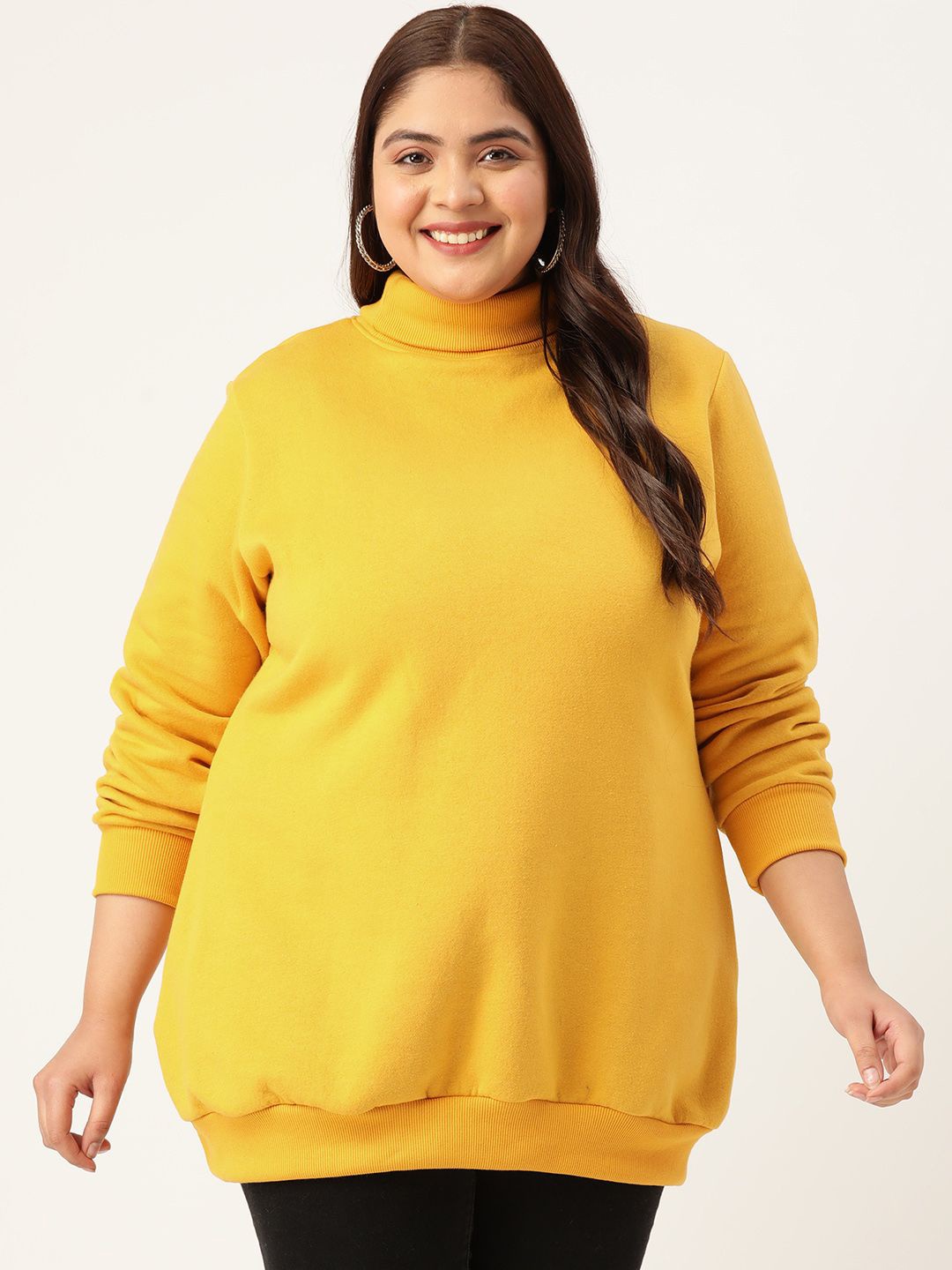 

theRebelinme Women Sweatshirt, Yellow