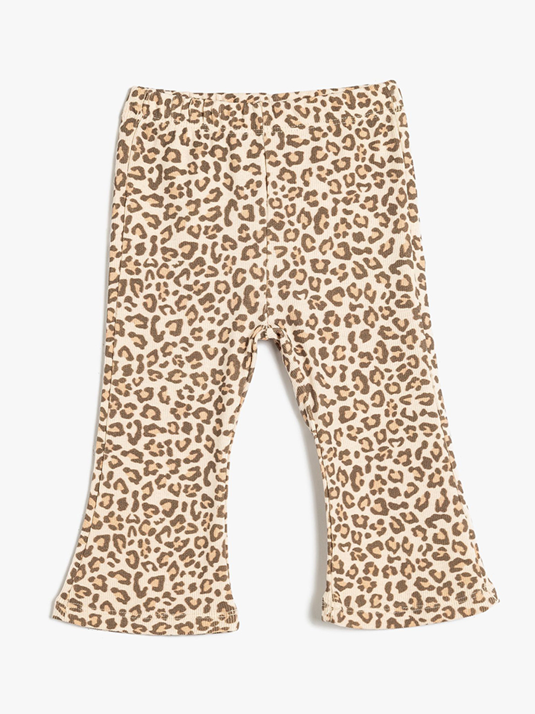 

Koton Girls Printed Slip-On Ankle-Length Leggings, Beige